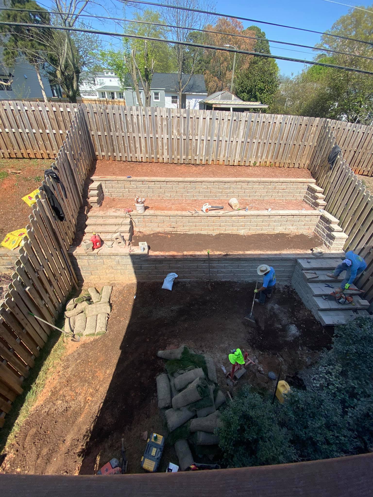 A Terraced Retaining Wall with Drainage Solutions – Outdoor Living Tip of the Day