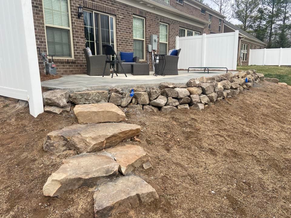 Boulder Steps and Wall – Outdoor Living Tip of the Day