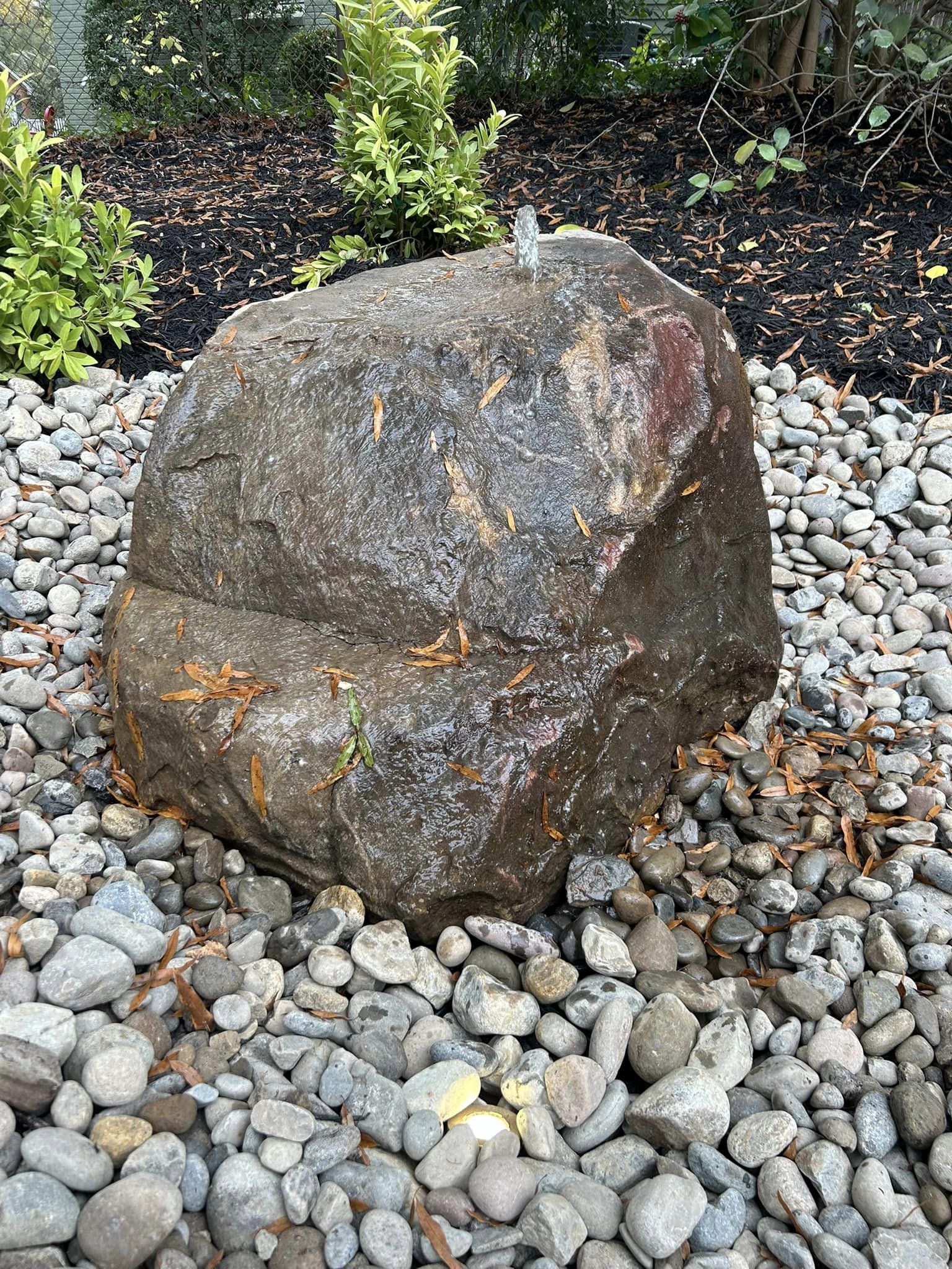 Bubbling Boulder Water Feature – Mr. Outdoor Living® Tip of the Day