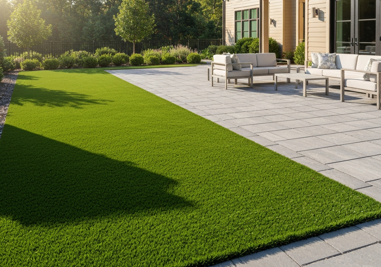 Making Homes More Beautiful®: The Smart Choice for Artificial Turf with Pavers