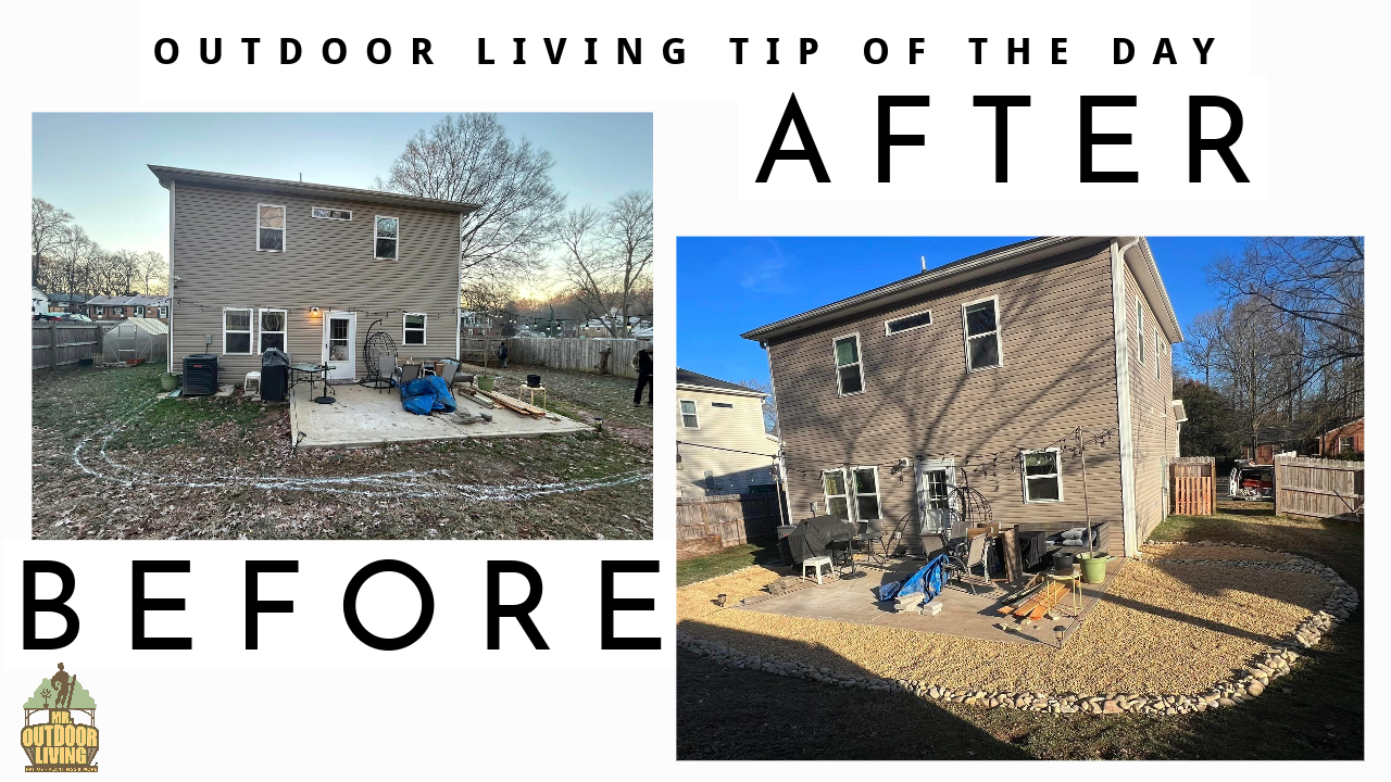 Pea Gravel Patio – Outdoor Living Tip of the Day