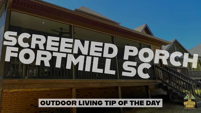 Screened Porch – Outdoor Living Tip of the Day